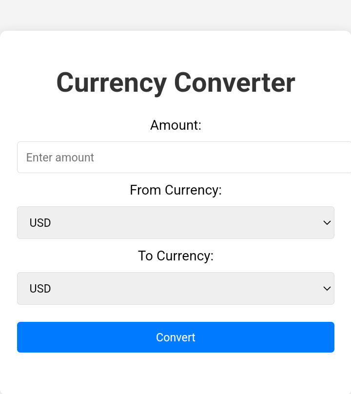 Currency Converter